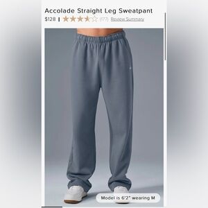 ALO Accolade Straight Leg Sweatpants